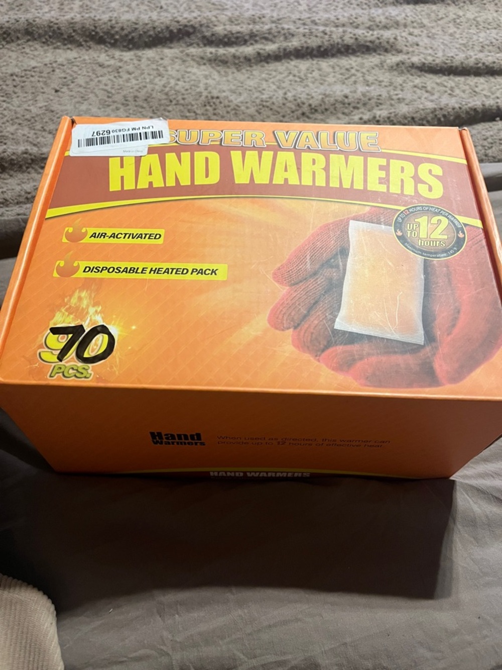 NEW Super Value Hand Warmers Bulk Box - 70 Count